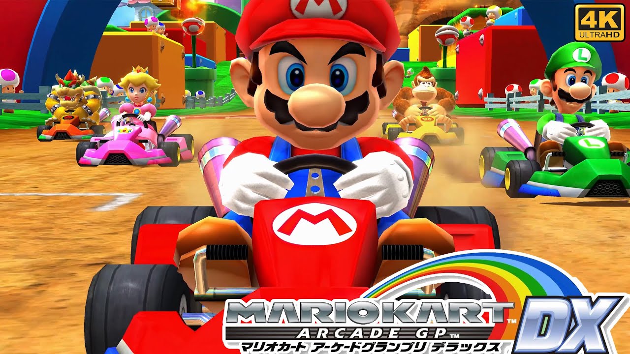 Mario Kart Arcade GP DX 1.18 Full Game 100% Walkthrough (Mirror) | UHD