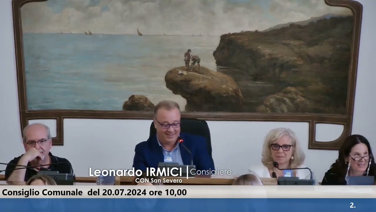 San Severo (FG) - Primo Consiglio Comunale - Nuova Amministrazione Colangelo (20.07.24)