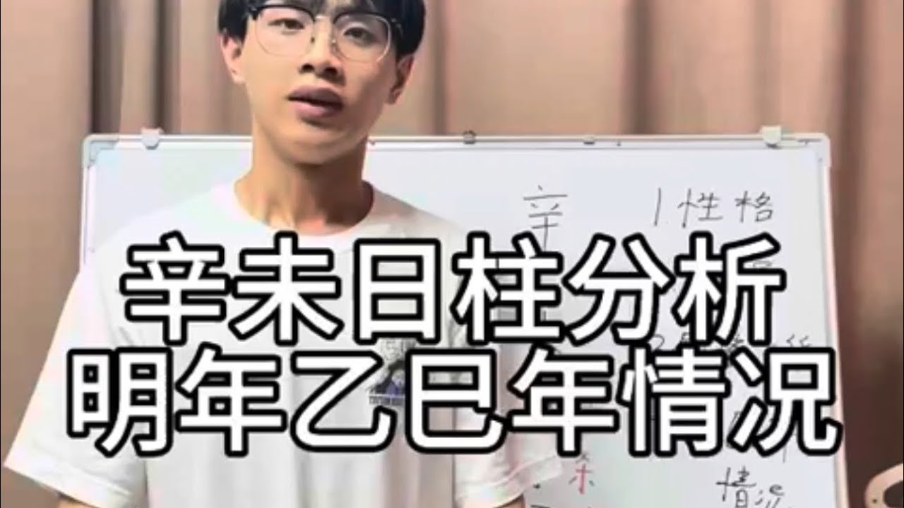 辛未日柱各方面情况分析｜事业｜婚姻｜一生情况 明年乙巳年好坏判断分析