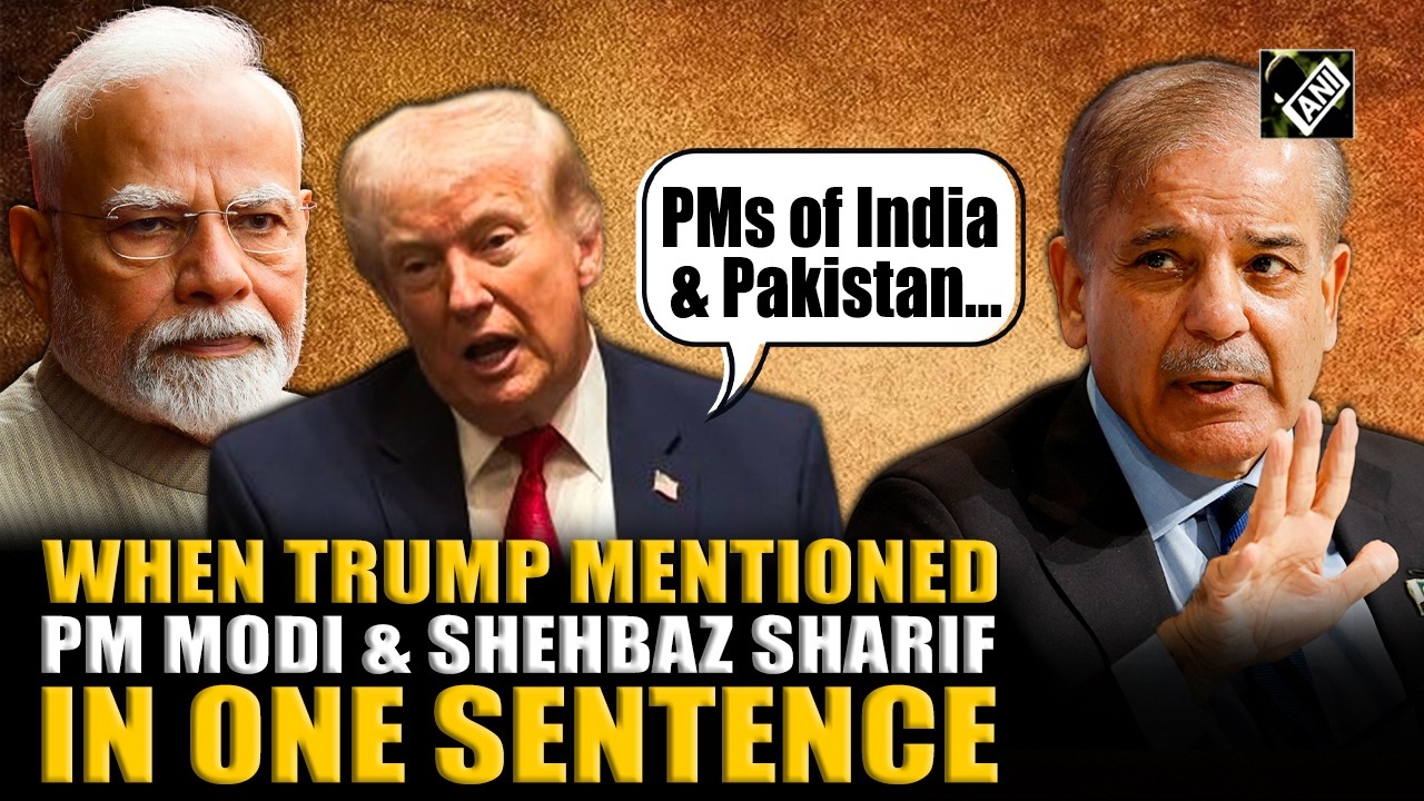 ZOBACZ: Prezydent USA Donald Trump wspomina premiera Modiego i premiera Pakistanu Shehbaza Sharif...