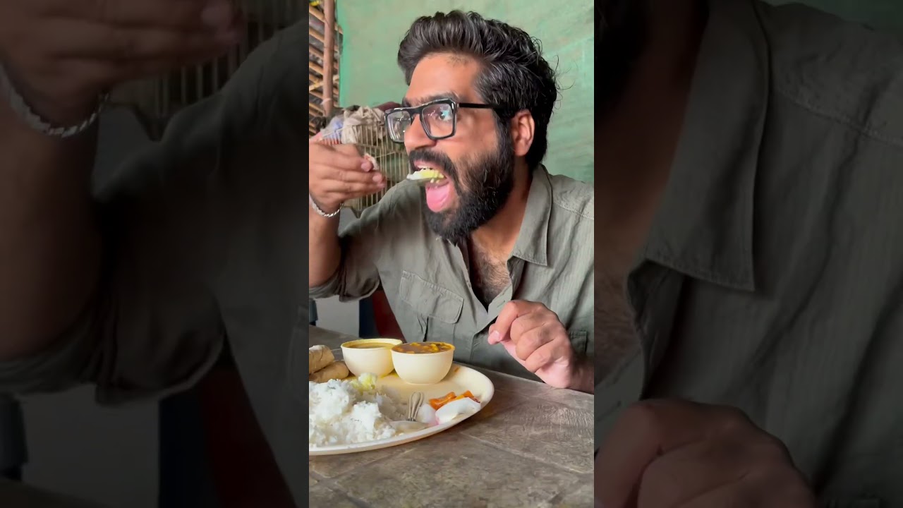 ₹70 Vs ₹700 Thali What&rsquo;s The Difference? #shorts
