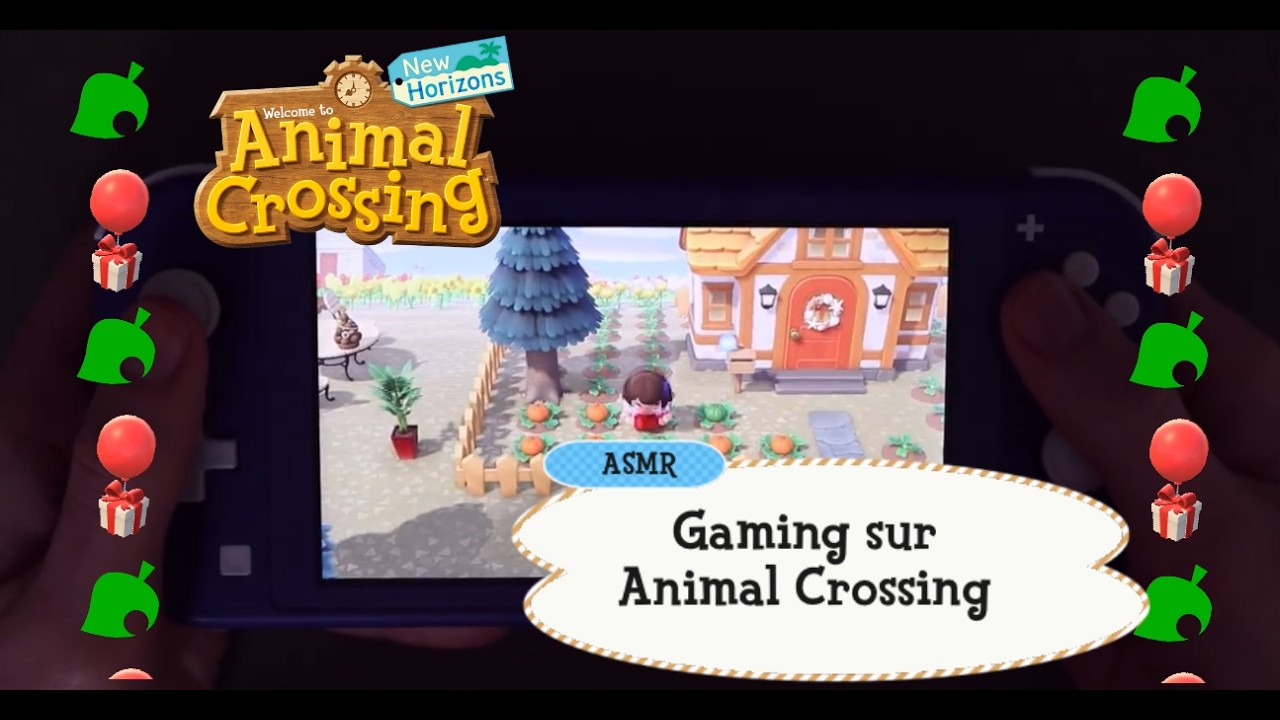 ASMR français - Gaming : Je joue à Animal crossing