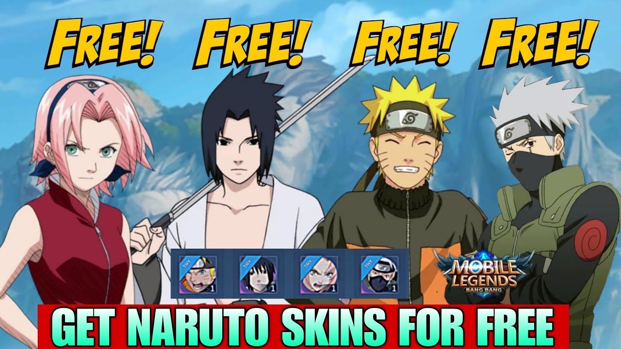 HOW TO GET NARUTO SKINS FOR FREE | NARUTO X MLBB COLLAB EVENT TRICKS
