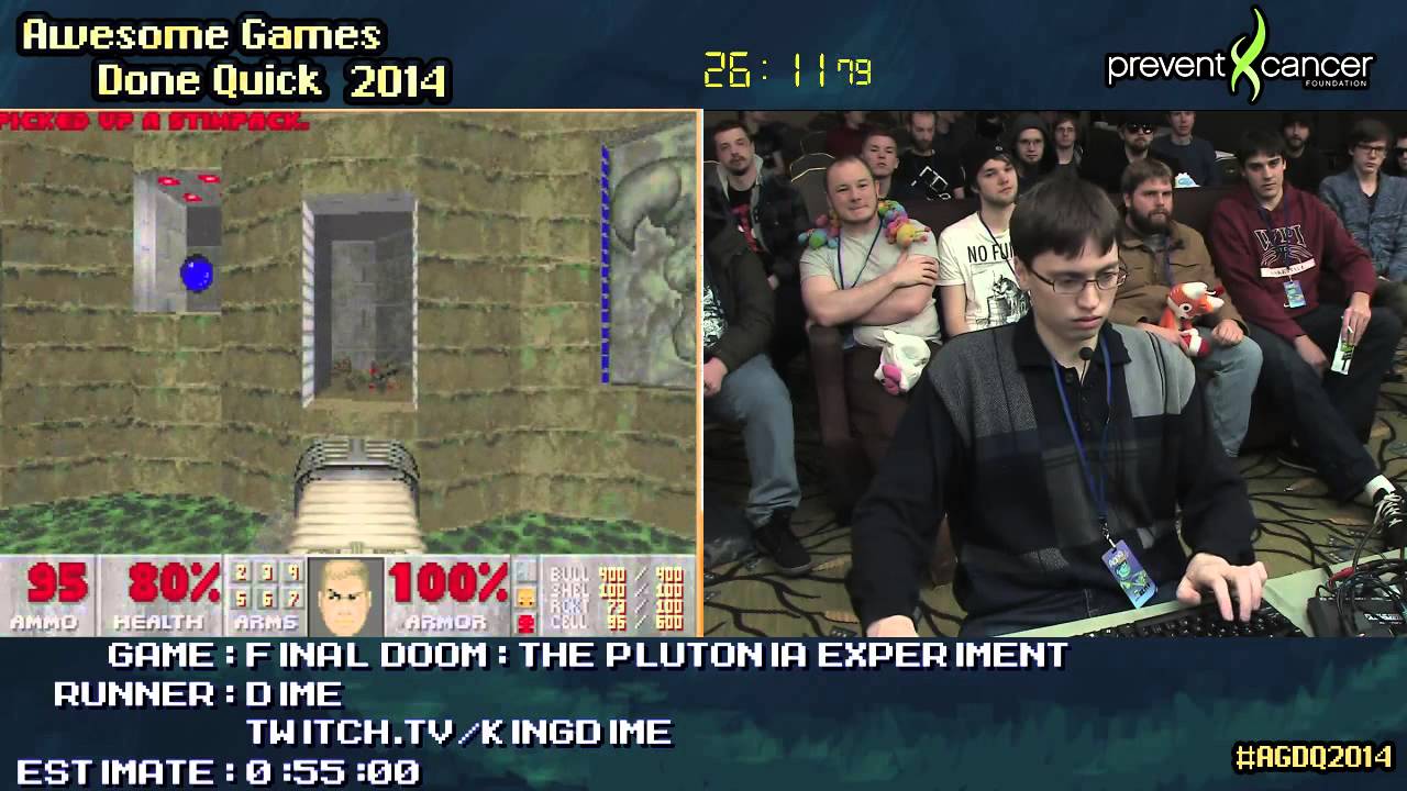 Final Doom: The Plutonia Experiment :: Ultra Violence SPEED RUN (0:45:29) [PC] by Dime #AGDQ 2014
