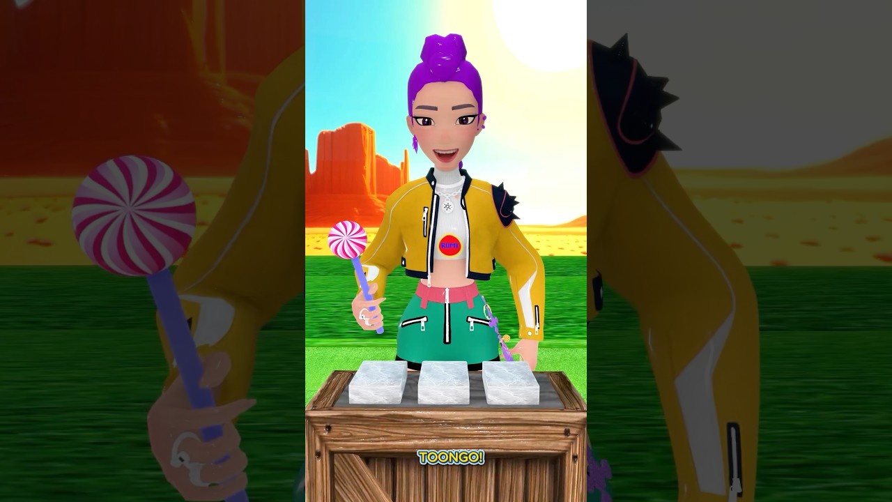 Play Music | Rumi, Mira, Zoey, Jinu & Saja Boy Color Block Rhythm 🎶 