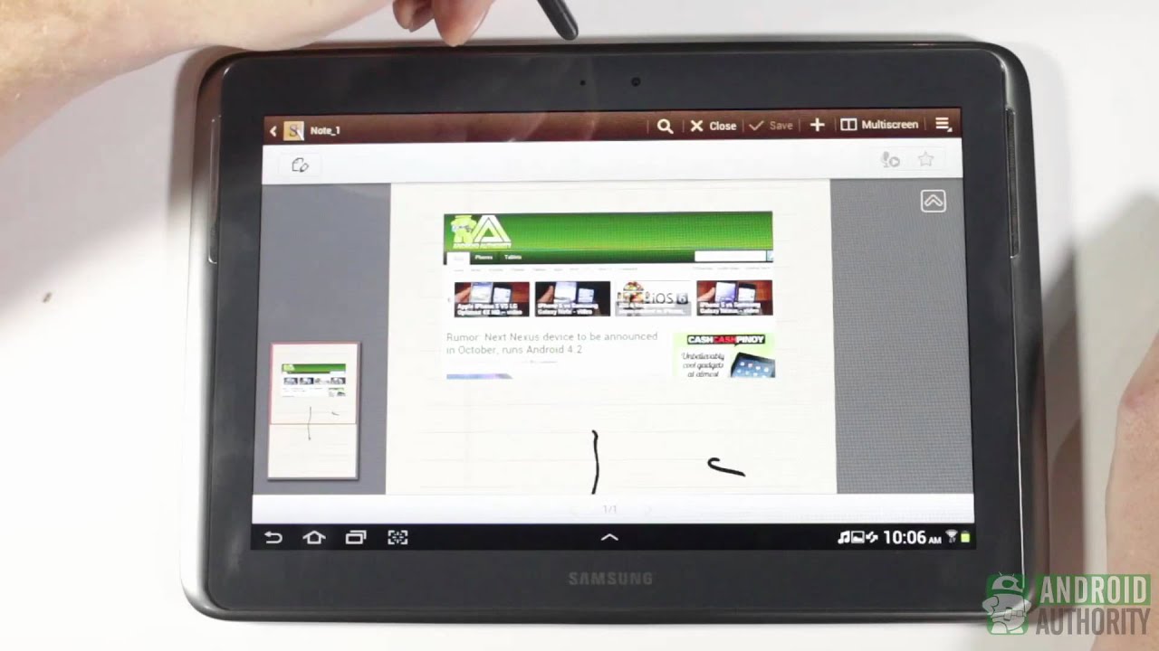 Samsung Galaxy Note 10.1 Review!