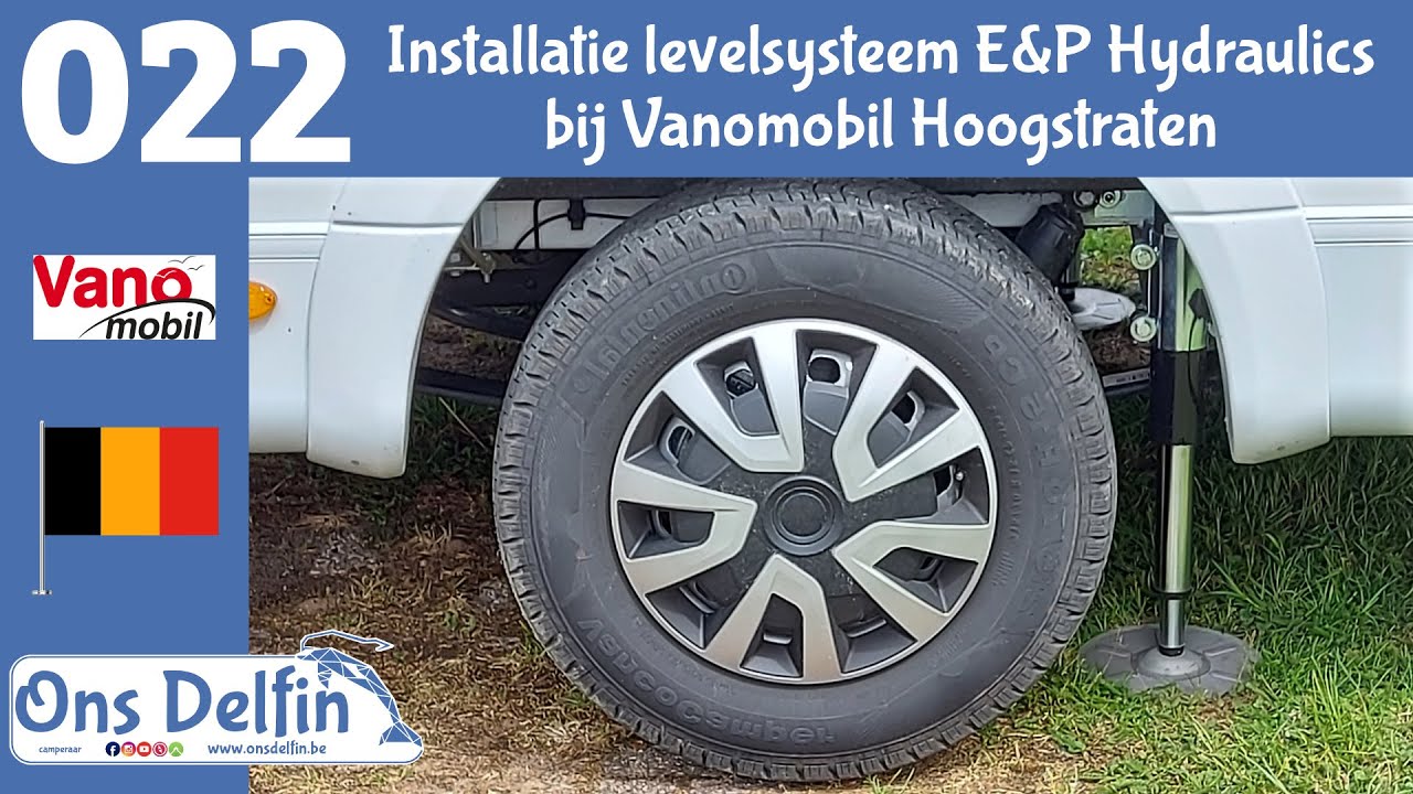 022 Installatie levelsysteem E&P Hydraulics bij Vanomobil Hoogstraten