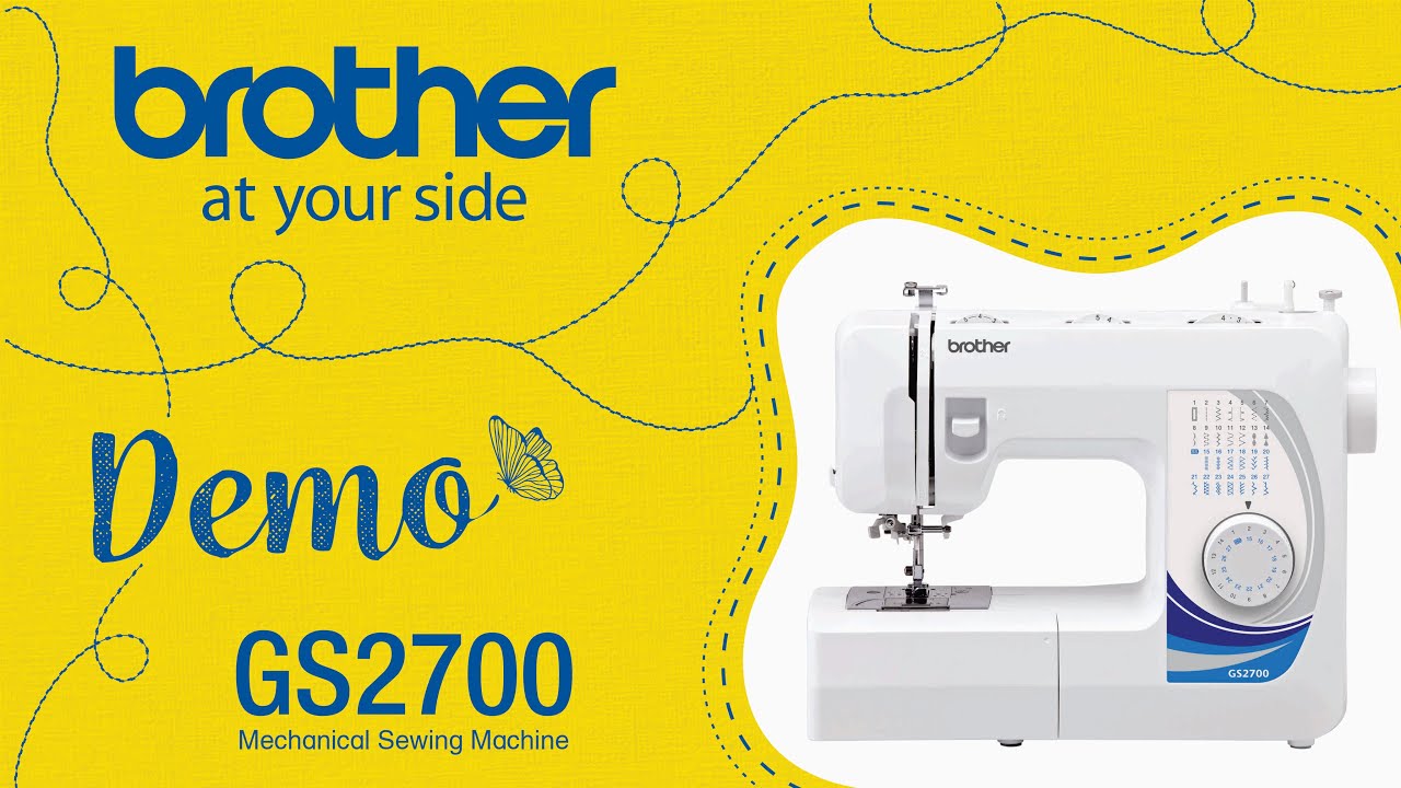 Demo Of GS Series - Traditional Metal Chassis Sewing Machine | Brother India
