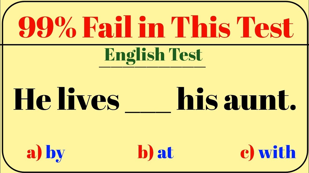 English Grammar Test ✨ Grammar Mantor ✨ 99% Of Fail This Test 