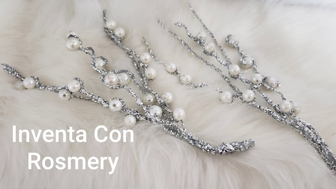 Ramas de Perlas para decorar el arbol en Navidad