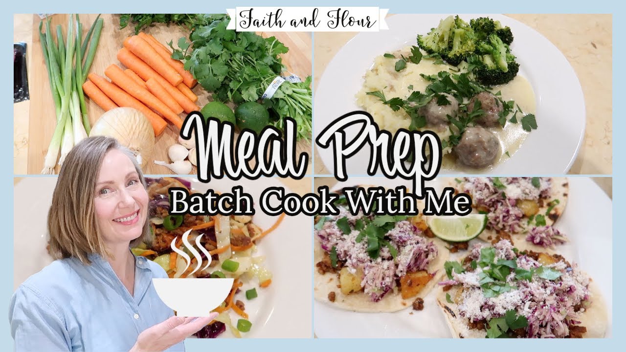 Meal Planning & Prep | Cook With Me | Cook Once Eat All Week #23 | Batch Cooking