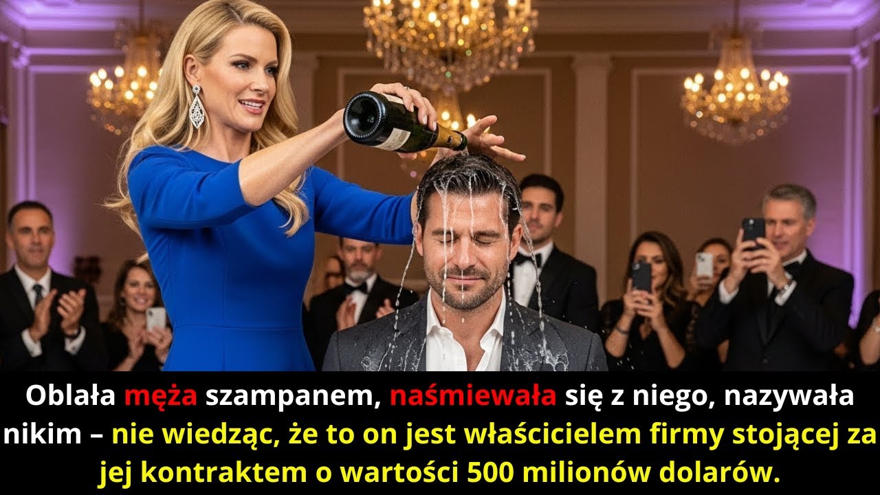 Publicznie wylała na mnie szampana  Nie wiedziała, że to był jej największy błąd