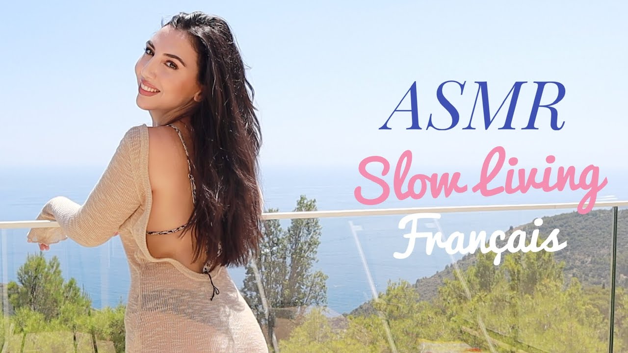 ASMR Slow Living in Côte d'Azur 🌊 asmr français [GRWM]