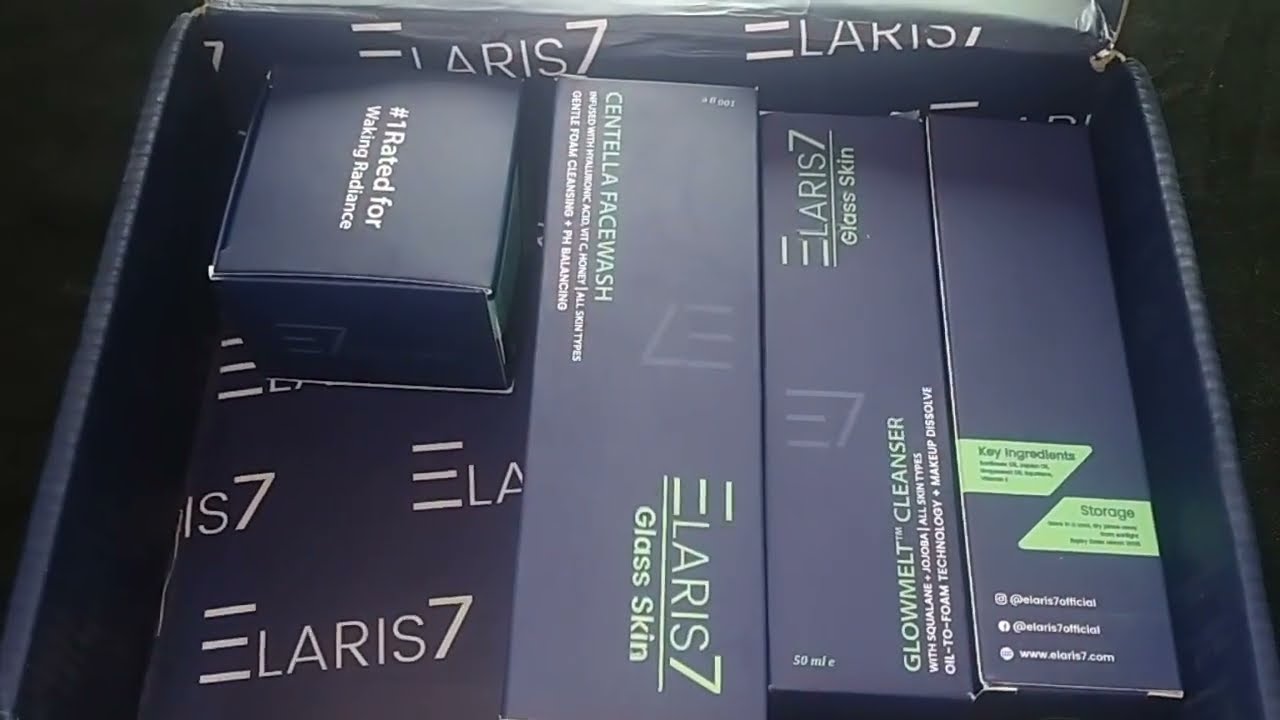 Laris7 full skin care kit#7 layer hydration matrix#korenskincare #nightcream#facewash