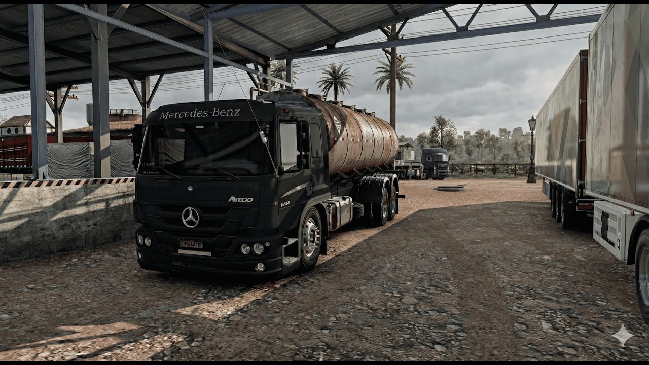 EXTREME REALISM: Mercedes-Benz Atego Tanker - Dirt Roads & Pure Sound | ETS2