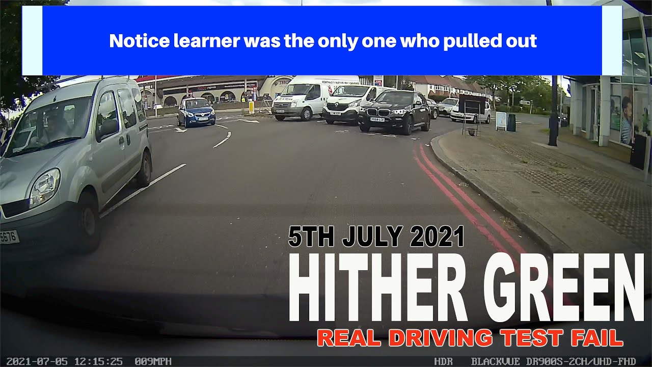 DRIVING TEST FAIL AT HITHER GREEN TEST CENTRE - CLIFTON'S ROUNDABOUT
