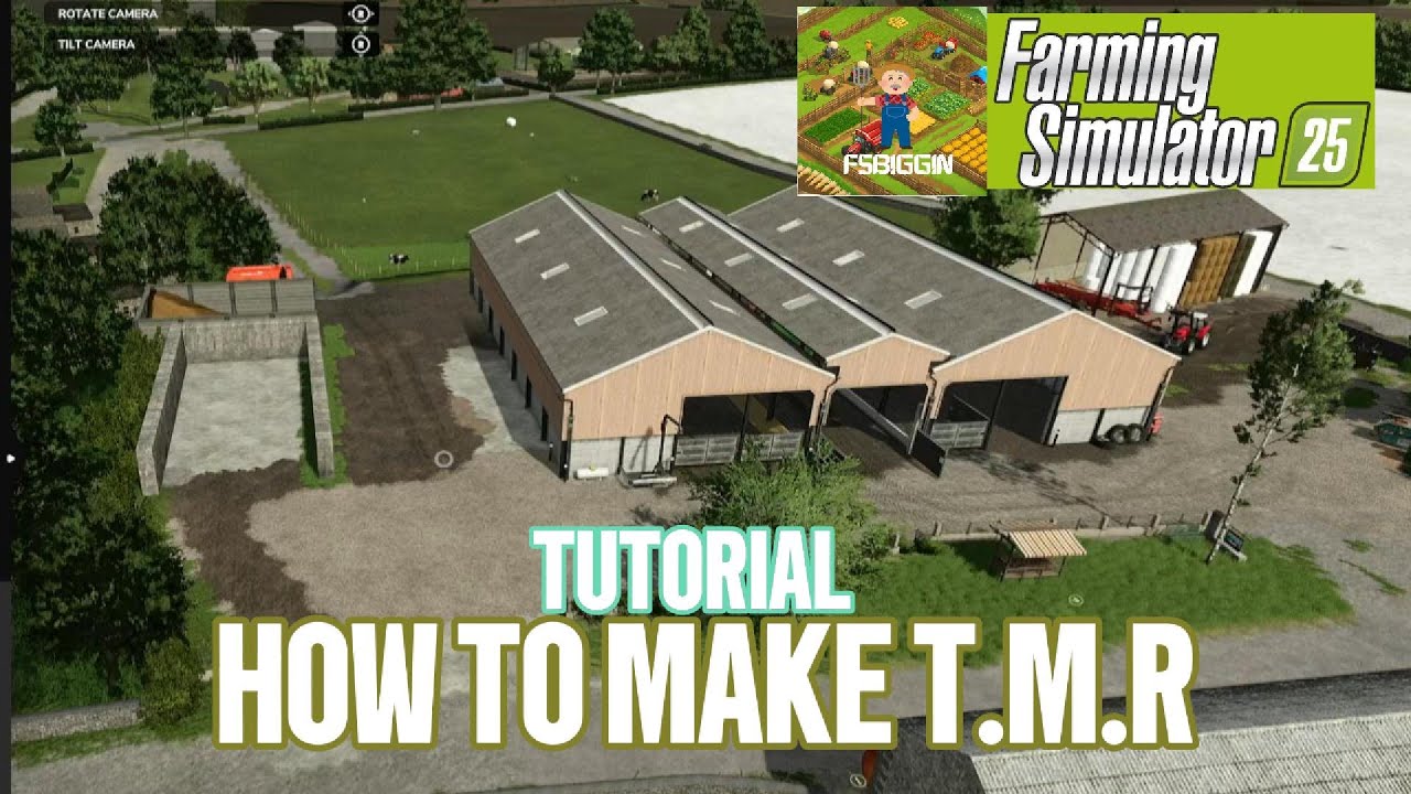 FS 25! HOW TO MAKE TMR (Total Mixed Rations) USING A TMR MIXER