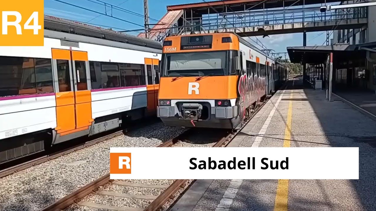 🚉 Renfe Rodalies | R4 estación de Sabadell Sud (447 y Civa 465) 447_264M Sin Servicio en la RL4