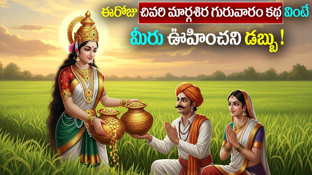 ఈరోజు చివరి మార్గశిర గురువారం కథ వింటే చాలు ఆకస్మిక డబ్బు ! || #margasiraguruvaramkatha #katha