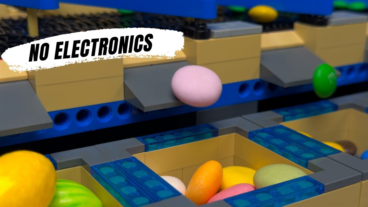 LEGO Technic Candy Sorting Machine | Speedbuild & Demo