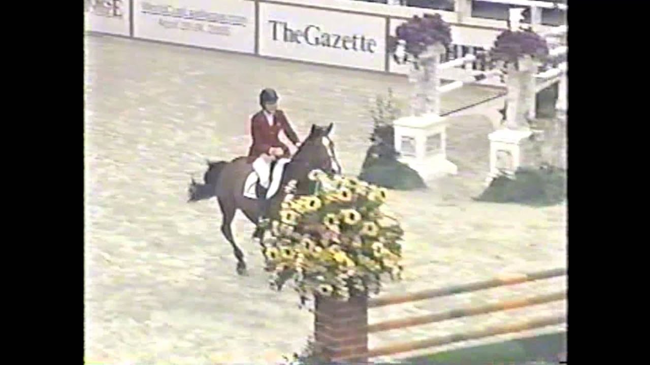 Anne Kursinski and Lorenzo at the Washington International Horse Show 2004