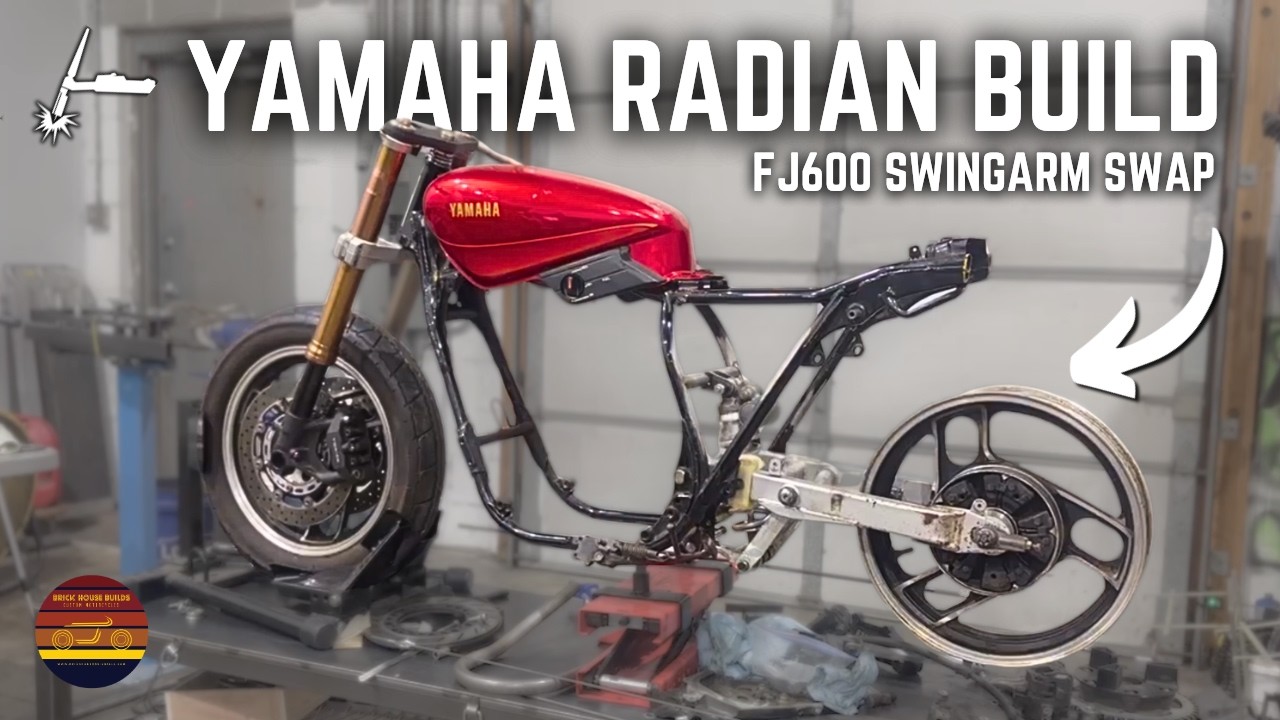 Yamaha Radian Build - Замена маятника на моноамортизатор для FJ600!