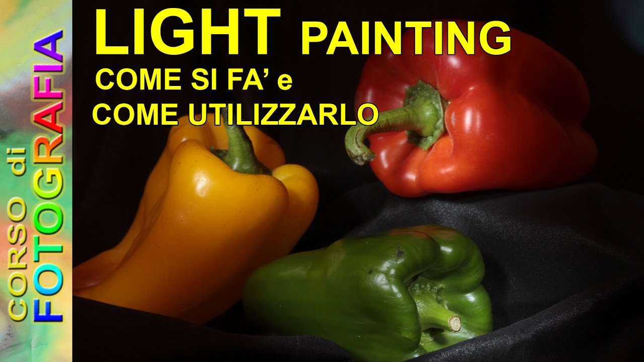 Corso di fotografia light painting tutorial ita, tutorial light painting, come fare belle foto.
