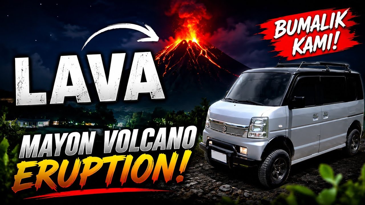 Bumalik kami ng Albay kasama ang pamilya | Erupting Mt. Mayon | Suzuki Everywagon | DA64w Minivan