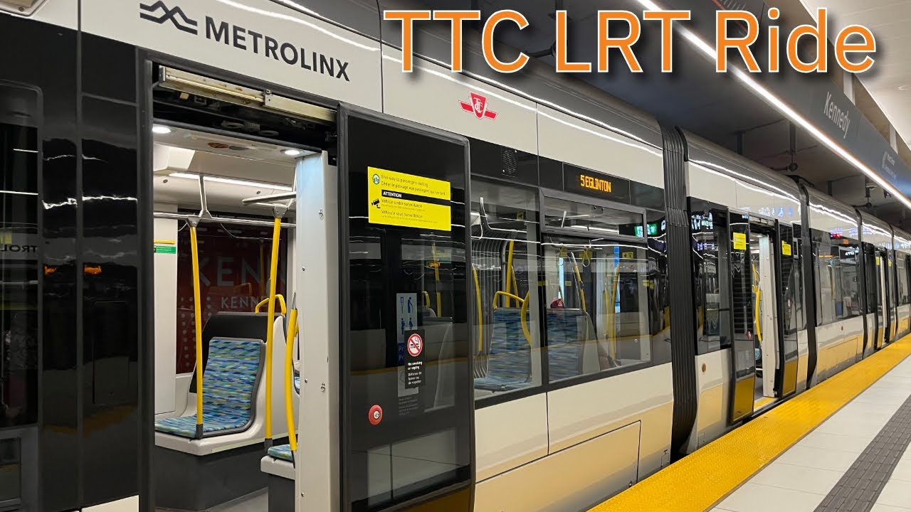 Toronto TTC Line 5 Eglinton LRT Ride - Kennedy to Eglinton Station 5/29/2026