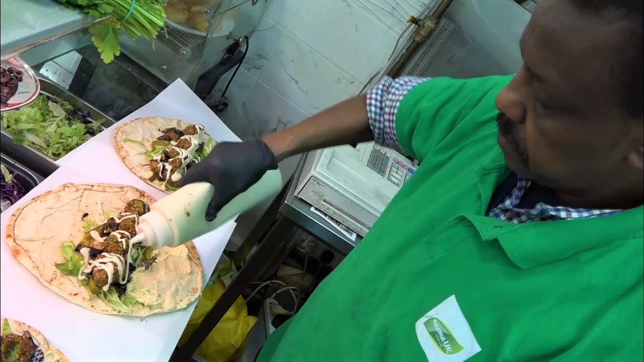 £3.50 for a Fully Loaded Falafel Sandwich Wrap | Is this the Cheapest in London? | at Nesma Falafel