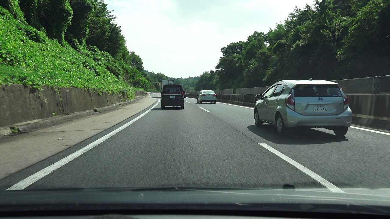 4K　E19・E20　中央自動車道・上り　等速　全線走破　その1（1/5）　小牧JCT→中津川IC