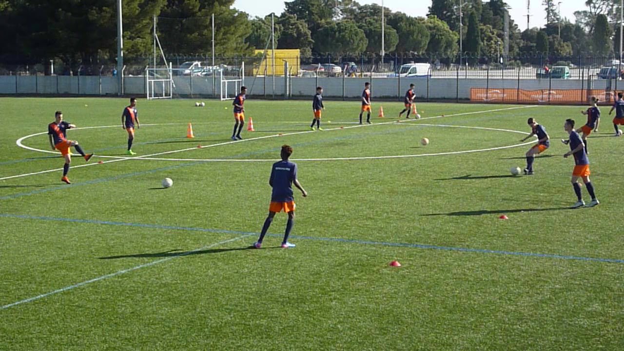 Entrainement u17 Montpellier Avril 2017