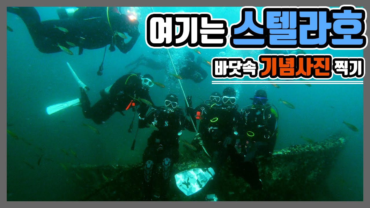 142 Log. 2부작/2화 스텔라호 렉다이빙  바닷속 기념사진 찍기  / 이수의 다이브로그 / 스쿠바다이빙 영상 로그북
