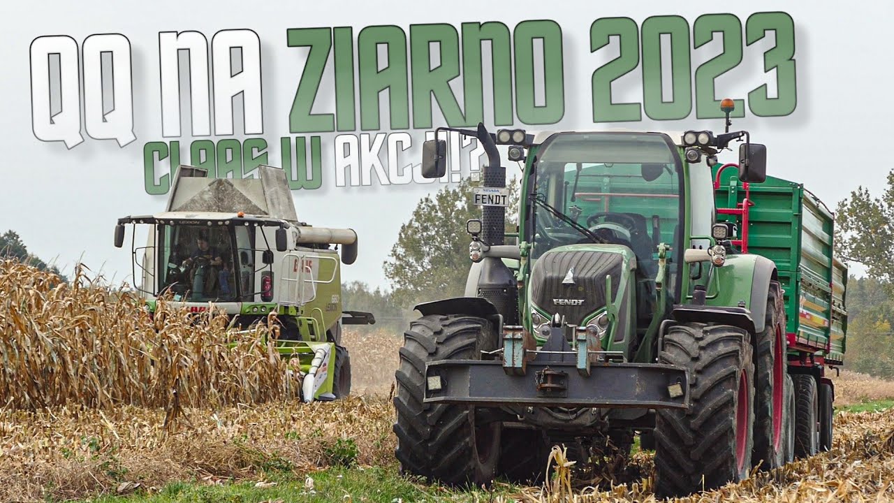 🌽🔥KOSZENIE KUKURYDZY NA ZIARNO 2023 Z UR.OSUCHOWSKI 💚 CLAAS LEXION 660 & FENDT 724 W AKCJI 😎🔥