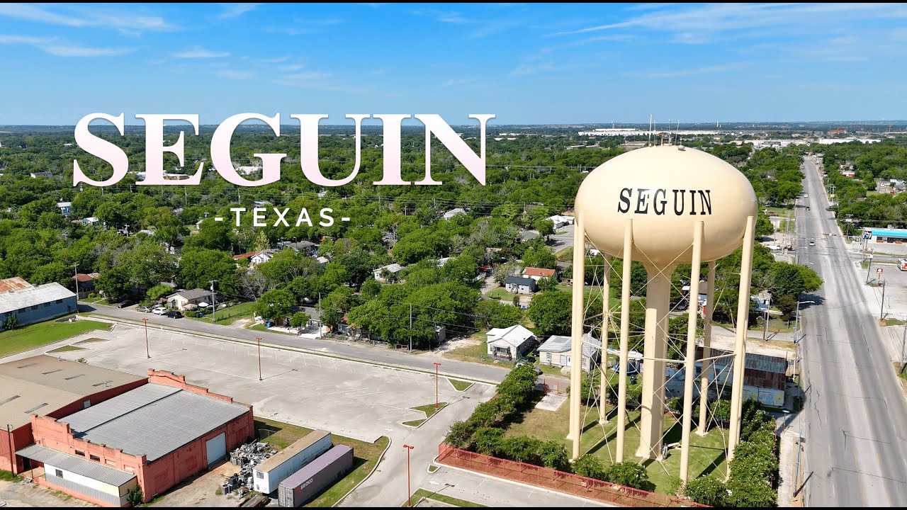 DroneViewsWithBaku | Explore the Historic Charm of Seguin, Texas 🌟