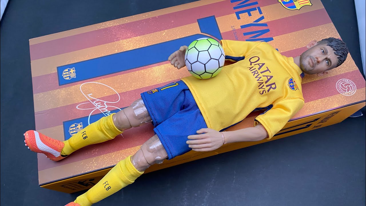 Unboxing 1/6 Scale Figures Neymar da Silva Santos Junior - Action Figures - Neymar Jr. - Barcelona