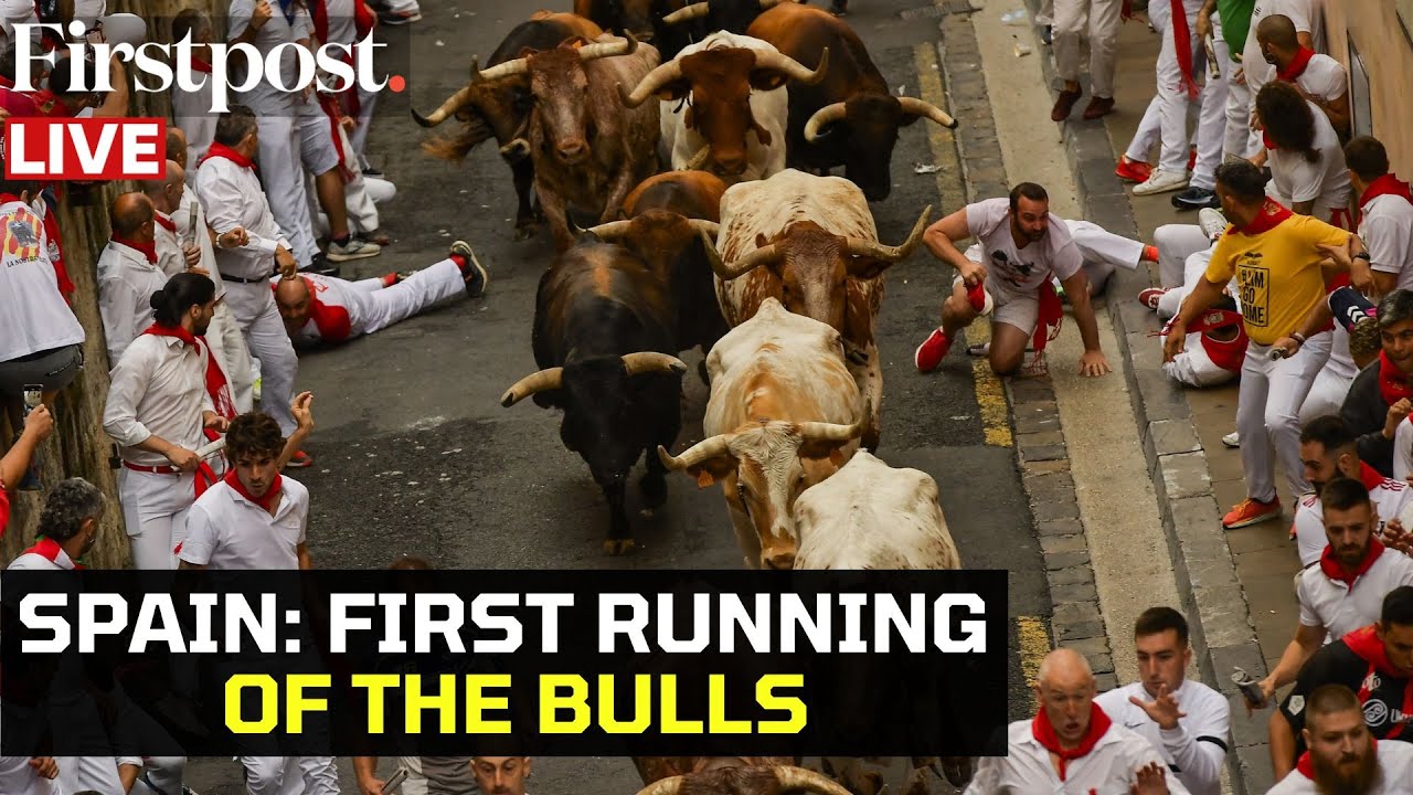 LIVE | Spain's San Fermin Festival: First Running of the Bulls Takes Place in Pamplona