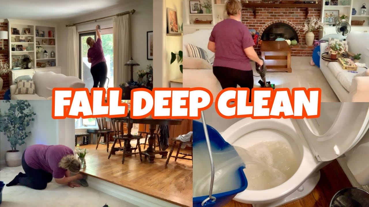FALL DEEP CLEANING/ Giving my family room a deep clean top to bottom