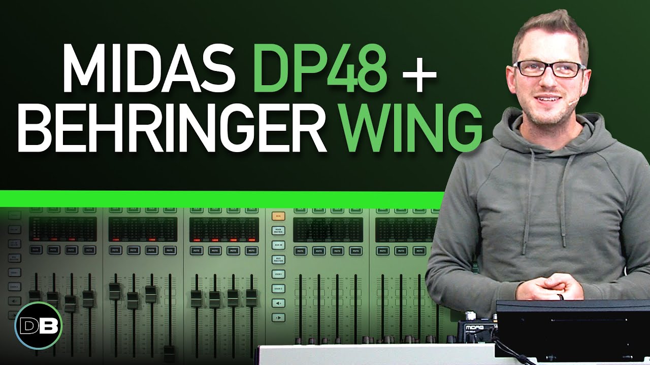 Использование Midas DP48 с Behringer Wing