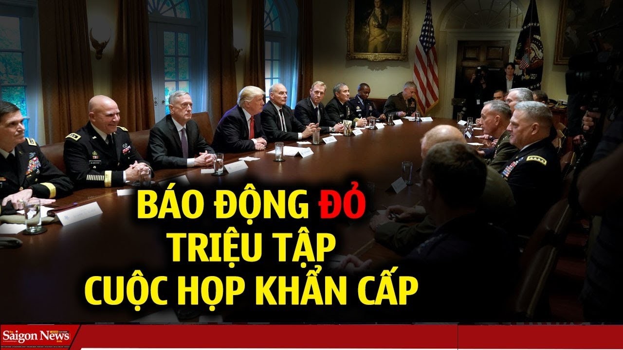 CÒI BÁO ĐỘNG RỀN VANG NGŨ GIÁC ĐÀI: TT TRUMP TRIỆU TẬP CUỘC HỌP KHẨN CHUẨN BỊ CHIẾN TRANH HẠT NHÂN