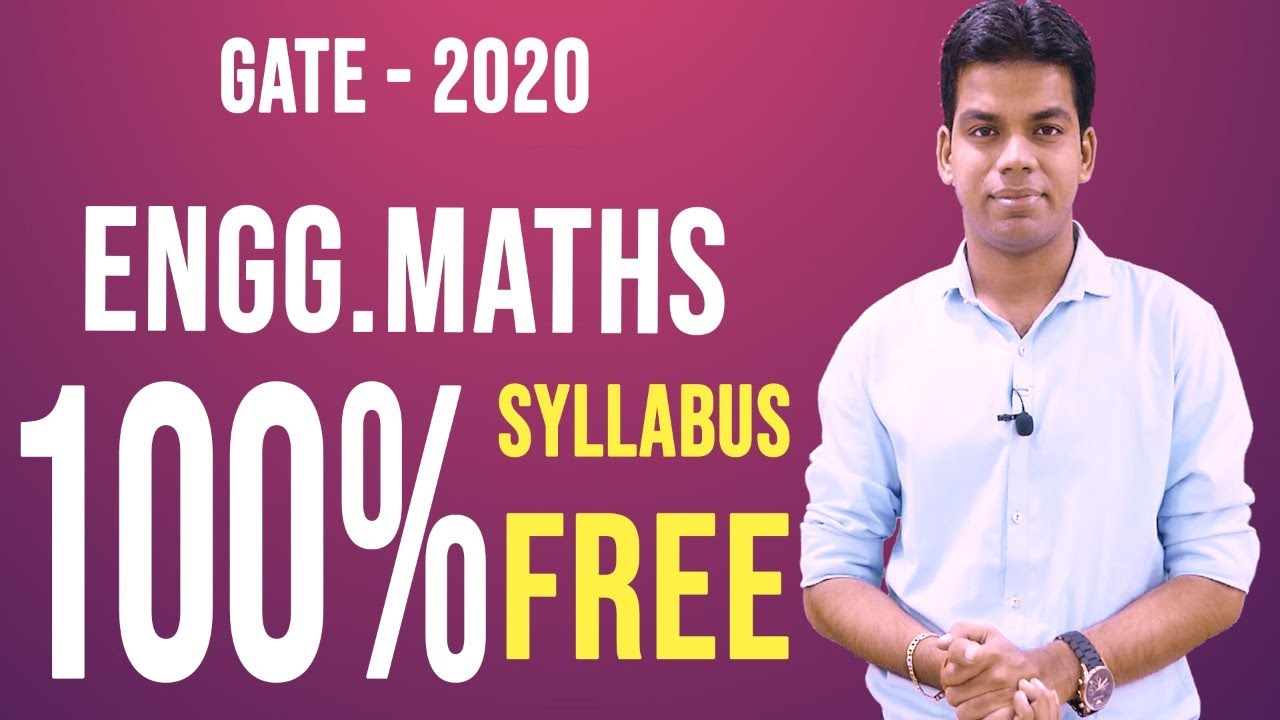 GATE 2020: FREE Engg Maths Videos