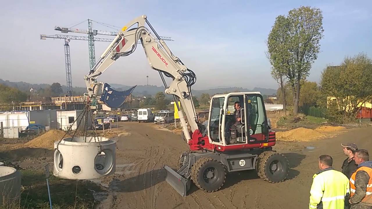 Możliwości koparki kołowej Takeuchi TB 295W