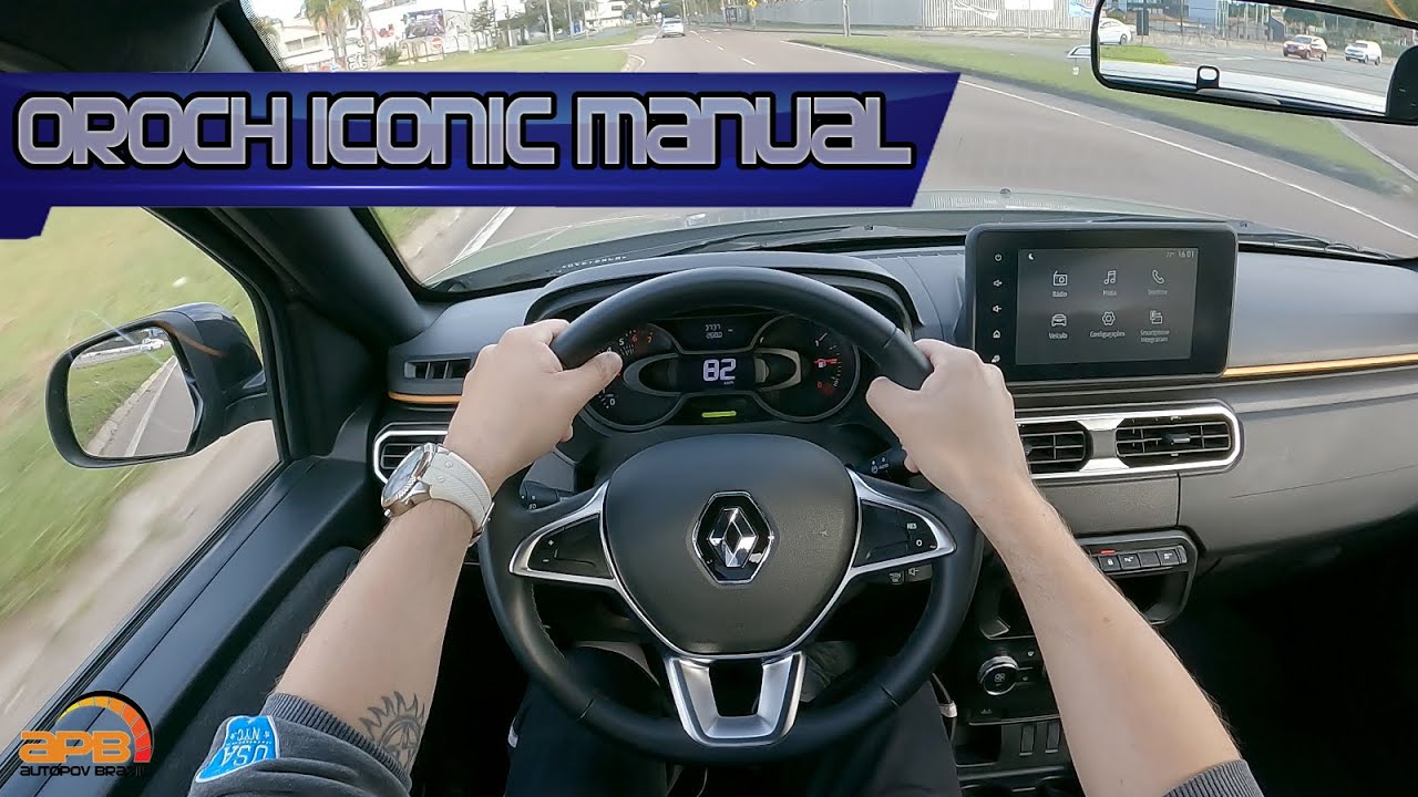 '2025 RENAULT OROCH [ICONIC] 1.6 MANUAL | POV RIDE TEST DRIVE IN CURITIBA/BRAZIL!