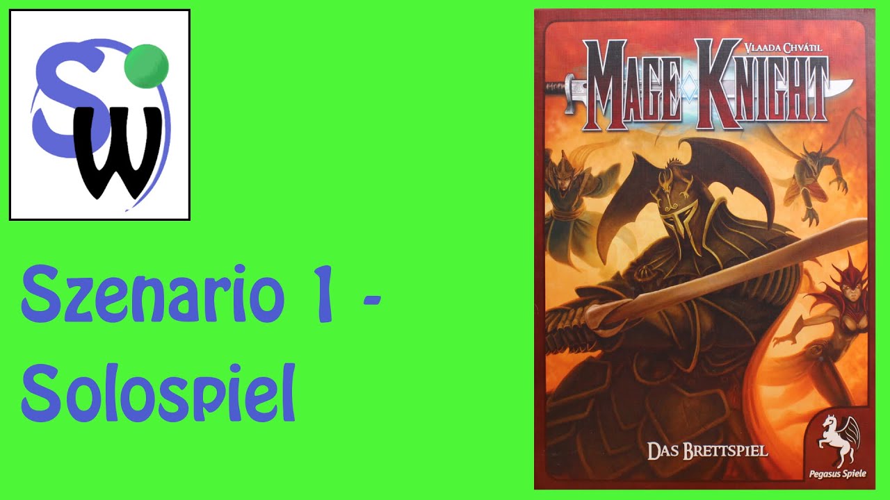 Mage Knight - Einstiegsszenario - 1 Charakter (let's play)