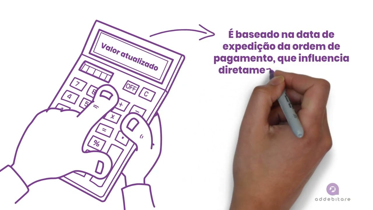 Como é feito o cálculo do precatório