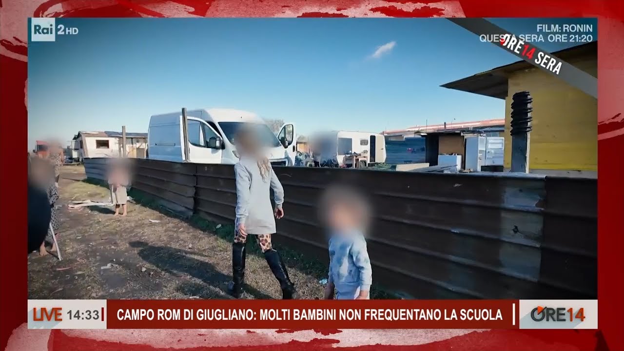 Campo rom di Giugliano: bambini tra fango e spazzatura - Ore 14 del 28/11/2025