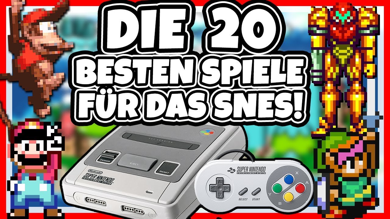 🎮 Die 20 BESTEN SPIELE für das SUPER NINTENDO / SNES! 🎮