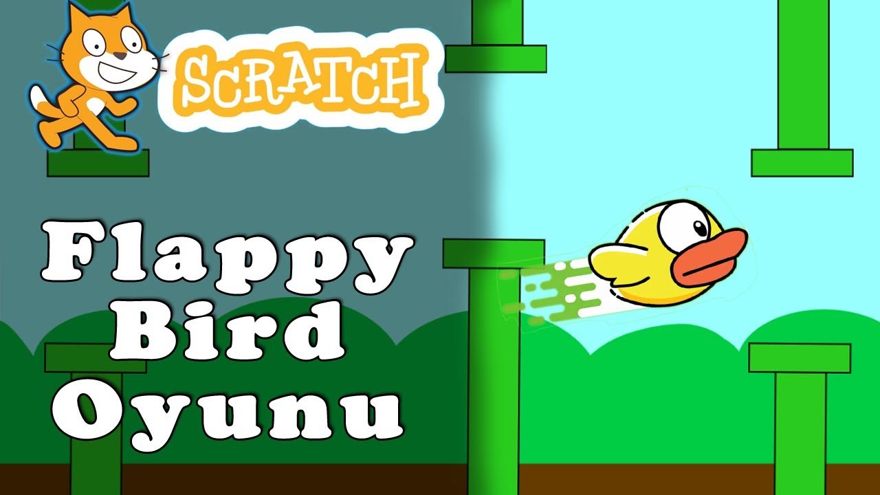 Scratch Flappy Bird Oyunu Yapımı (İvmeli Düşüş)