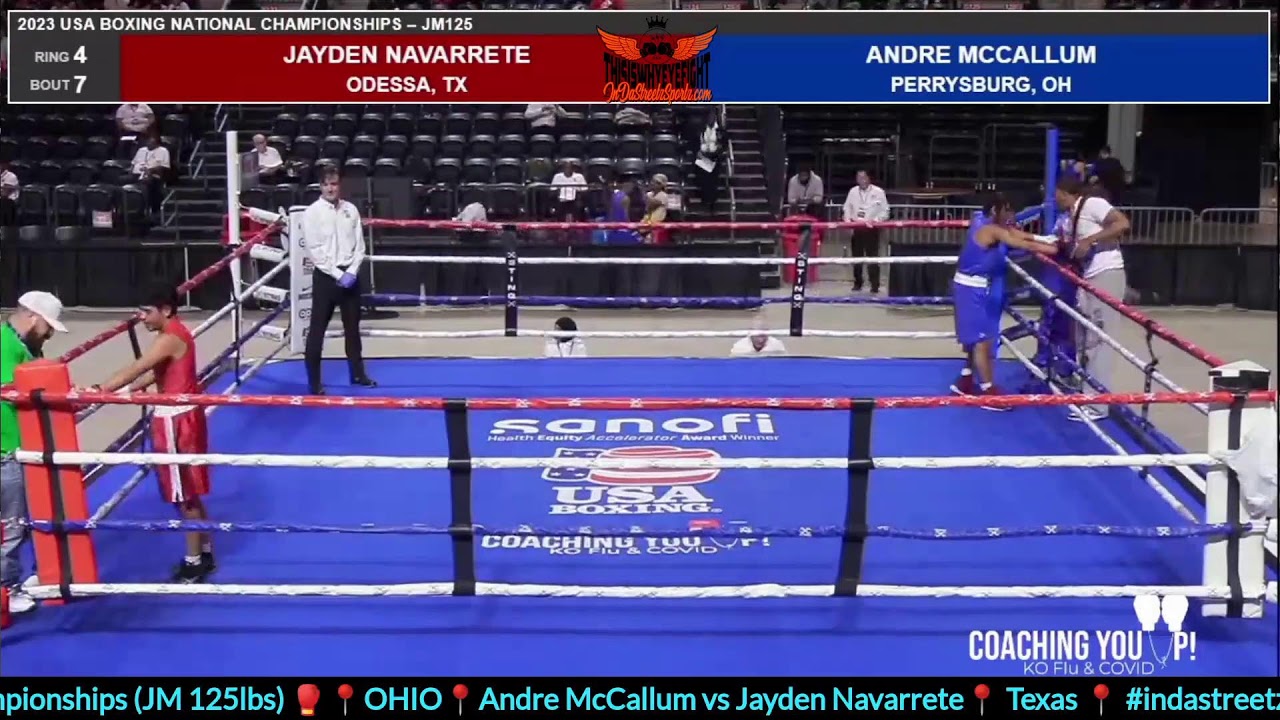 2023 USA Boxing National Championships (JM 125lbs) 📍OHIO📍Andre McCallum vs Jayden Navarrete