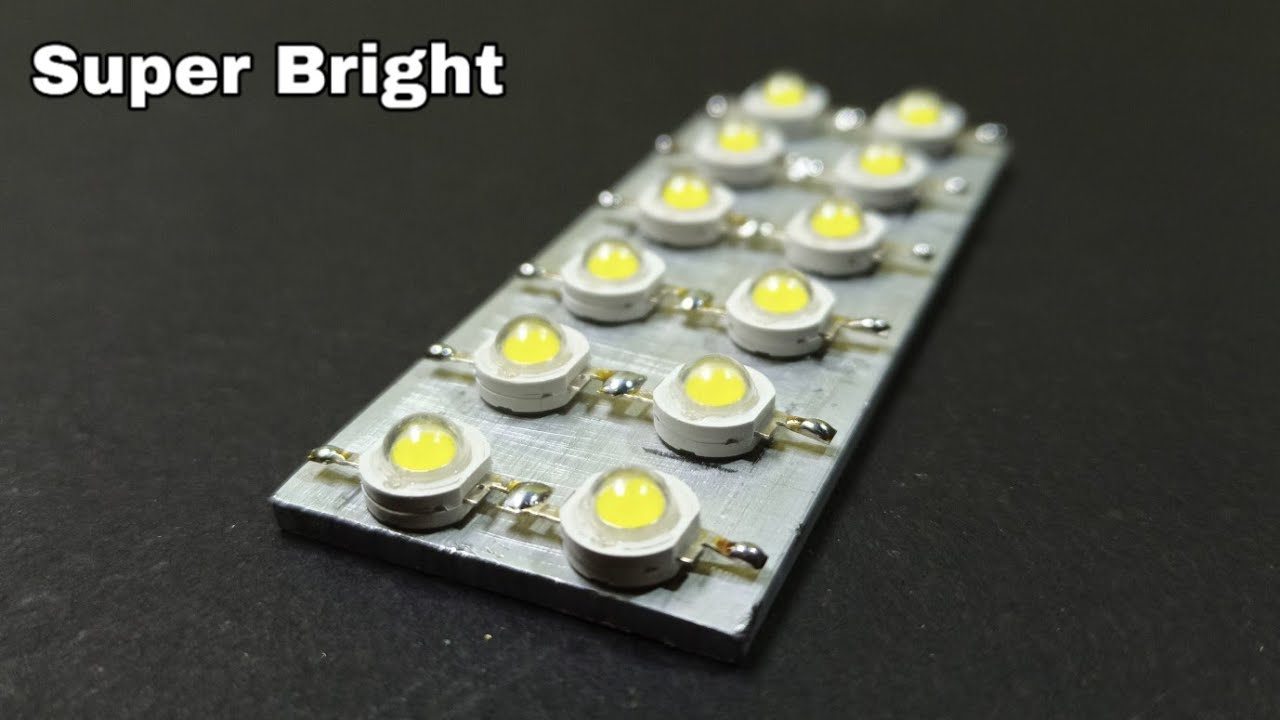 How To Make Super Bright Led Emergency Light | DIY Super Bright Led Flashlight | By-Creative Shivaji